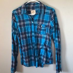 Hollister plaid shirt